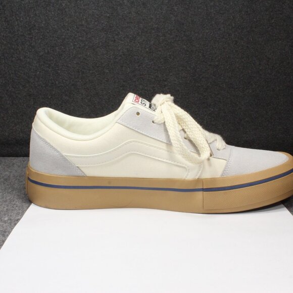 Temu Dream Street Vans White Suede Gum Sidewalls Low Tops, Mens Size 12  ebaiyse - Picture 5 of 10